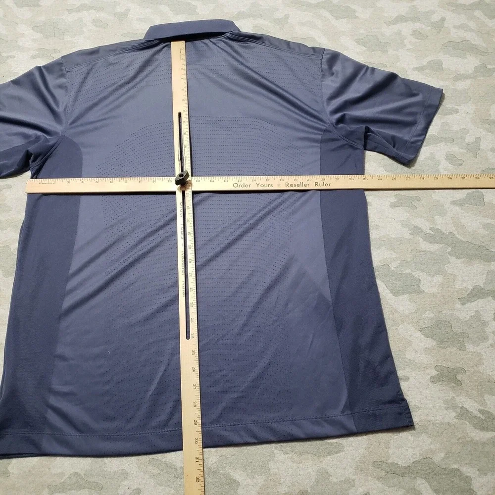 Nike Golf Polo Shirt Mens XL Blue Short Sleeve Casual‎